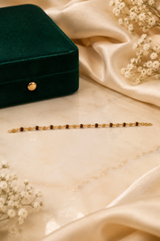 Divine Rudraksha Gold-Tone Bracelet
